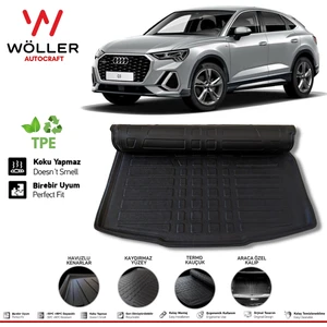 Audi Q3 Bagaj Havuzu 2021 Sonrası 3D Wöller Ultraflex Esnek
