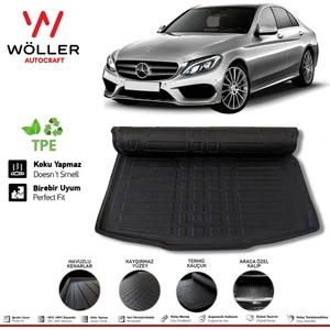 Mercedes C Serisi Bagaj Havuzu W205 2014 2020 Arası 3D Ultraflex Esnek