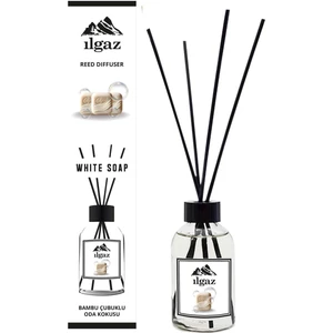 Beyaz Sabun Çubuklu Oda Kokusu 110 ml White Soap Parfum Ferahlatıcı Ortam Kokusu Kalıcı Parfümlü