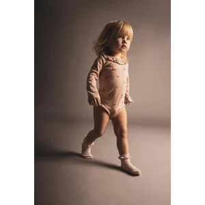 Kız Bebek Yeni Doğan Çiçekli Uzun Kollu Çıtçıtlı Body B3001A523WN