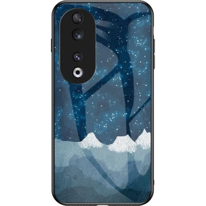 Honor X9A Renkli Yıldızlı Gökyüzü Deseni Cep Telefonu Kılıfı (Yurt Dışından)