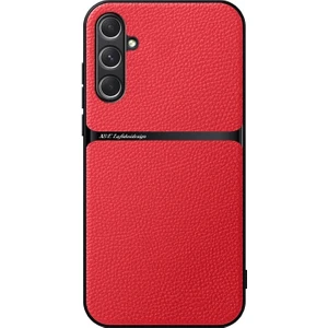 Samsung Galaxy S23 Fe Pu Deri Manyetik Emme Cep Telefonu Kılıfı (Yurt Dışından)