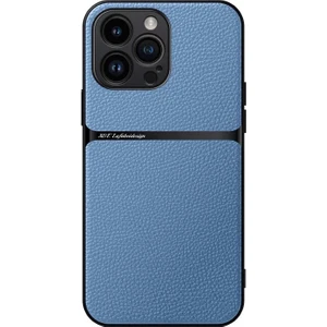 iPhone 15 Pro Max Pu Deri Manyetik Emme Cep Telefonu Kılıfı (Yurt Dışından)
