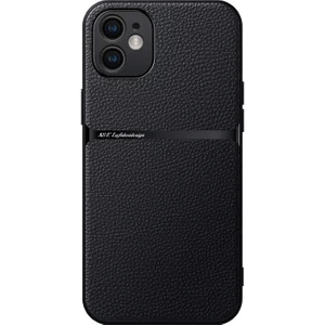 iPhone 11 Pu Deri Manyetik Emme Cep Telefonu Kılıfı (Yurt Dışından)