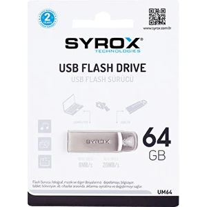 UM64 64 GB Metal Flash Bellek