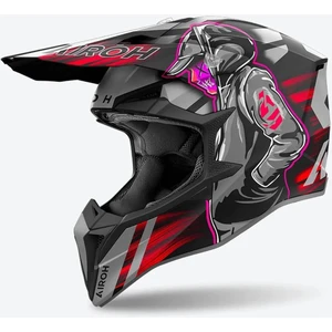 Aıroh Wraap Cyber Red Matt Kask