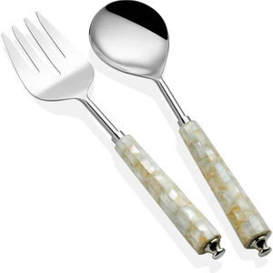 The Mia Pearl Salata Servis Takımı 2 Parça