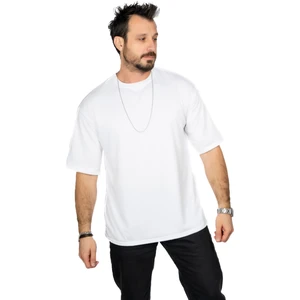 Aşırı Terleme Karşıtı Beyaz Oversize Erkek Tişört