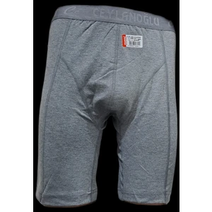 Erkek  3'lü  Koyu Gri  Uzun  Paçalı BOXER-049