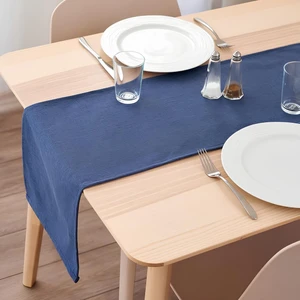 Premium Runner Masa Örtüsü Indigo Mavi Runner 40x150 cm