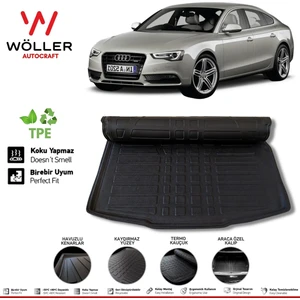 Audi A5 Bagaj Havuzu 2008 2015 Arası 3D Wöller Ultraflex Esnek