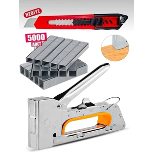 Dynamic Max Profesyonel 3 Fonksiyonlu Zımba Tabancası 5.000 Pcs Zımba Teli ve Falçata