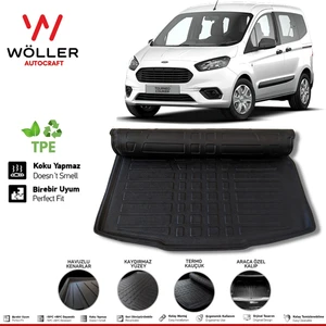 Ford Courier Bagaj Havuzu 2014 2023 Arası 3D Wöller Ultraflex Esnek