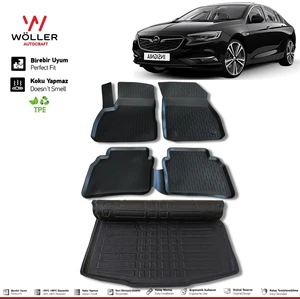 Opel Insignia Paspas Bagaj Havuzu 2017 Sonrası 3D Wöller