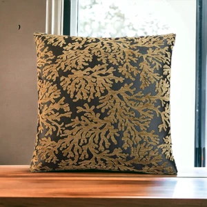 Pillows Store Mercan Desenli Safran Kırlent Kılıfı 45CM*45CM