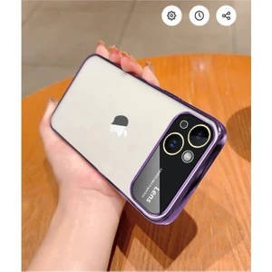 Bilişim Aksesuar  Iphone 13 Kamera Korumalı Çerçeveli Silikon Telefon Kılıfı