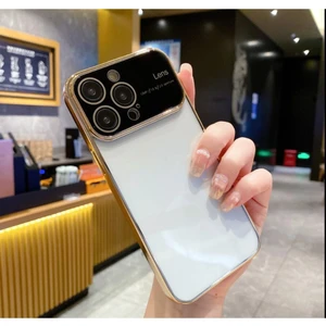 Iphone 13 Pro Max Kamera Korumalı Arkası Şeffaf Silikon Telefon Kılıfı