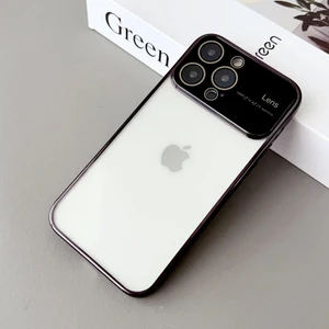 Bilişim Aksesuar  Iphone 14 Pro Max Kamera Korumalı Çerçeveli Silikon Telefon Kılıfı