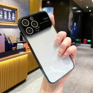 Bilişim Aksesuar  Iphone 13 Pro Kamera Korumalı Çerçeveli Silikon Telefon Kılıfı
