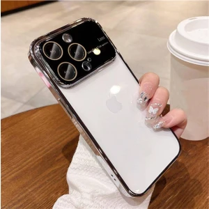 Bilişim Aksesuar  Iphone 13 Pro Kamera Korumalı Çerçeveli Silikon Telefon Kılıfı