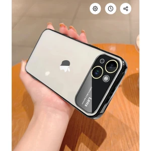 Bilişim Aksesuar  Iphone 14 Kamera Korumalı Çerçeveli Silikon Telefon Kılıfı