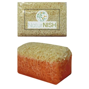 Natur Nish Doğal Kabak Lifli Pembe Gül Özlü Sabun