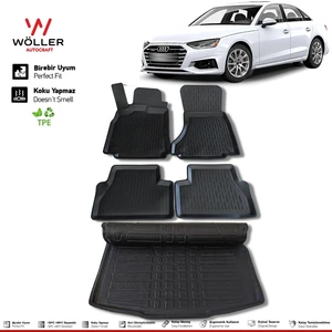 Audi A4 Paspas Bagaj Havuzu 2016 2025 Arası 3D Wöller Ultraflex Set