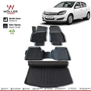 Opel Astra H Paspas Bagaj Havuzu Hatchback 2004 2011 Arası 3D Havuzlu Wöller