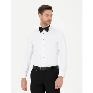 Pierre Cardin Erkek Beyaz Slim Fit Smokin Gömlek 50277812-VR013