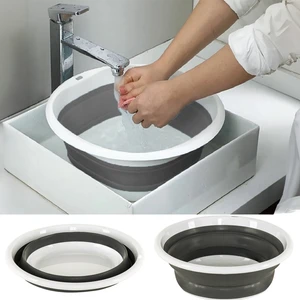 Katlanır Badya 5,25 Litre Büyük Kap & Leğen