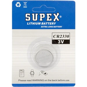 Supex CR2330 3 Volt Lityum Pil Tekli