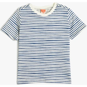 Pamuklu Tişört Kısa Kollu Bisiklet Yaka