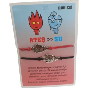 Power Es Ayarlanabilir Ateş ve Su Bilekliği Arkadaş,sevgili Bilekliği