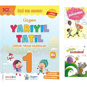 Üçgen Yayıncılık 1. Sınıf Yarıyıl Tatil Kitabı 2023 - 2024