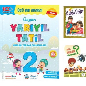 Üçgen Yayıncılık 2. Sınıf Yarıyıl Tatil Kitabı 2023 - 2024