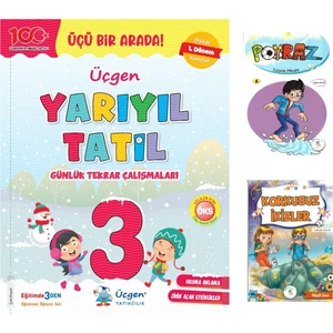 Üçgen Yayıncılık 3. Sınıf Yarıyıl Tatil Kitabı 2023 - 2024