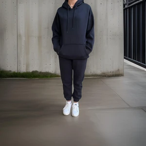 Ceyss Design Unisex Üç Iplik Şardonlu Oversize Hoodieli Eşofman Takımı