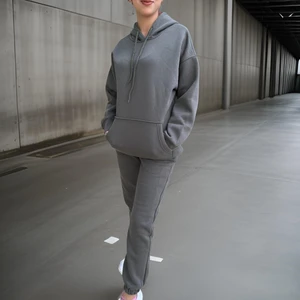 Ceyss Design Unisex Üç Iplik Şardonlu Oversize Hoodieli Eşofman Takımı