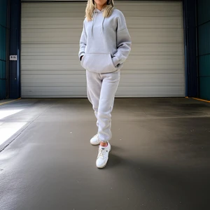 Ceyss Design Unisex Üç Iplik Şardonlu Oversize Hoodieli Eşofman Takımı