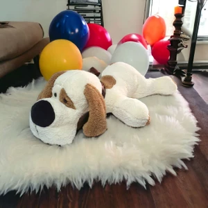Mellito Toyzz Mellitotoyzz 75 cm Uykucu Köpek Peluş Oyuncak Uyku Arkadaşı