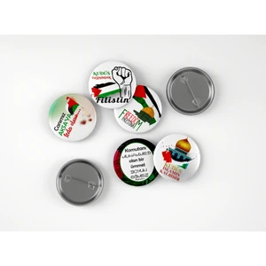 Genç Box Kudüs Rozetleri 5’li Iğneli Rozet Seti GENÇBOX-123609, One Size