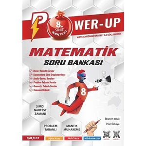 Nartest Yayınevi 8. Sınıf Power-Up Matematik Soru Bankası