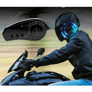 BT35  Bluetooth 5.0, Bütün Kask Modelleri ile Uyumlu Motosiklet Intercom /motosiklet Interkom