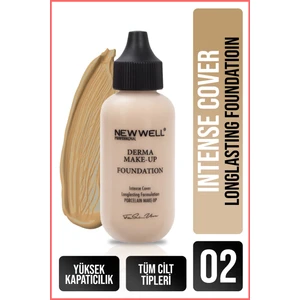 New Well Derma Makeup Fondöten - Intense Cover 02