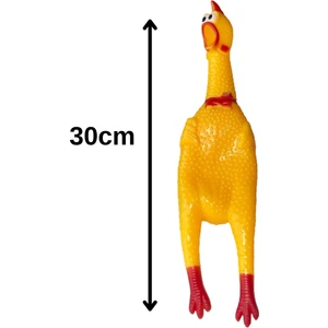 Ses Çıkaran Tavuk - Kedi Köpek Pet Oyuncağı 30 cm