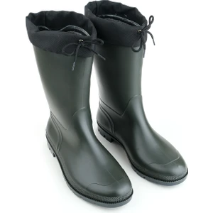 Kışlık Bağcıklı Içi Kürklü Su Geçirmez Erkek Çizme