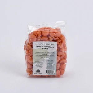 Kaptan'ın Ceviz Çiftliği Glütensiz Vegan Bronz Kalıp Kırmızı Mercimek Mantı 200 gr