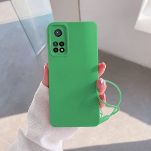 Xiaomi Mi 10T Pro Uyumlu Kılıf Zebana Love Yumuşak Silikon Kılıf Açık Yeşil