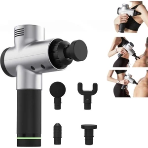 Acura Masaj Aleti Tabancası 5 Başlıklı Şarjlı Vurmalı