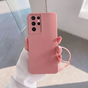 Samsung Galaxy S22 Ultra Uyumlu Kılıf Zebana Love Yumuşak Silikon Kılıf Rose Gold